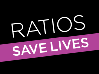 Ratios Save Lives text in 